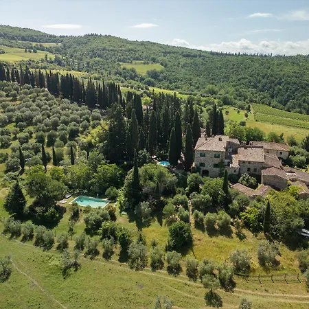 The House , Tuscany And The Pool Castellina in Chianti